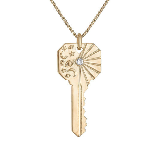Galaxy Key Necklace