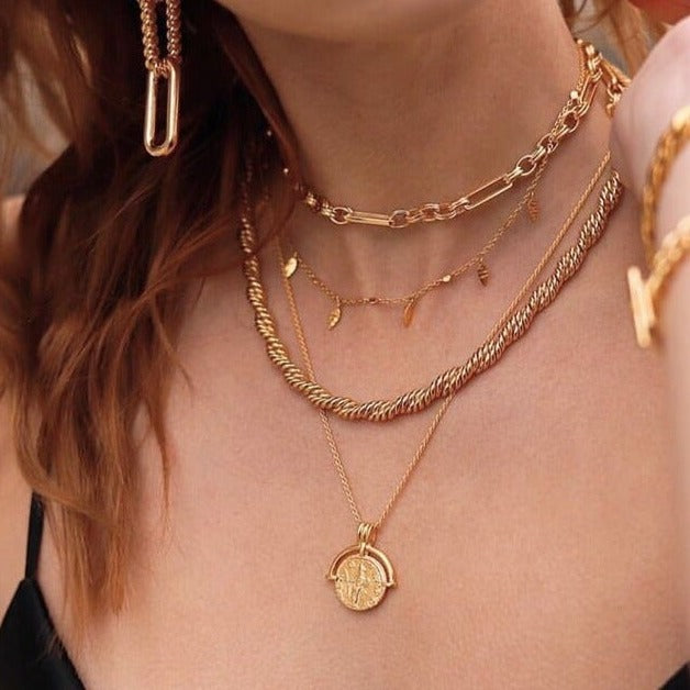 Twisted Rope Chain Necklace