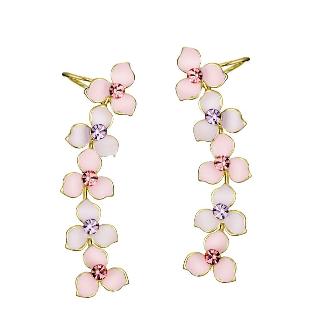 Pretty Petal Climber Earrings