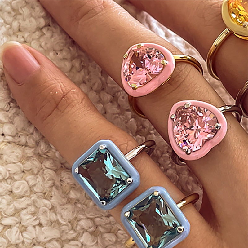 Petticoat Pink Cocktail Ring