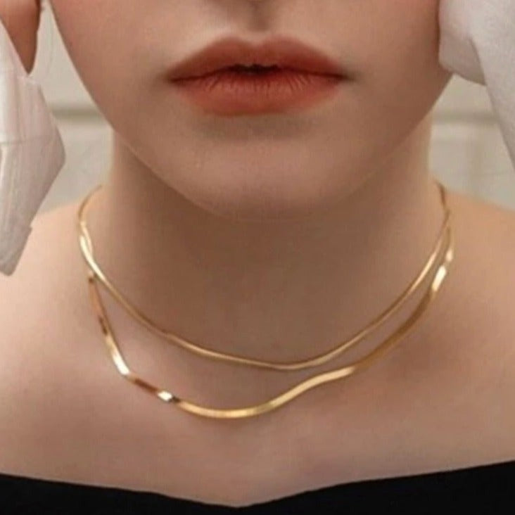 Herringbone Chain Necklace